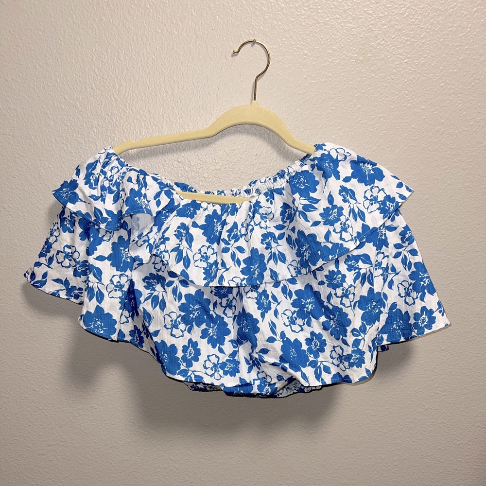 Small, Petal and Pup, one shoulder top